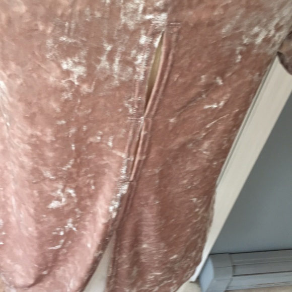 Champagne Pink velvet top by Coin 1804 - Picture 3 of 3